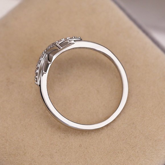 "Bling Bling Stars Trendy High Quality Six-pointed Silver Ring for Women, VIP336 - Picture 3 of 6